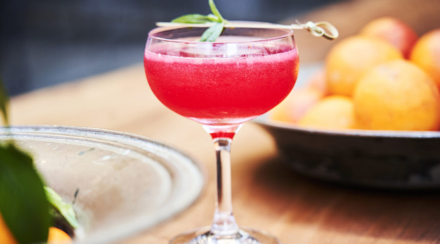 Bella Coola pink cocktail recipe