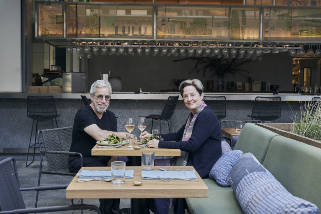 Alice Waters and David Tanis at Lulu