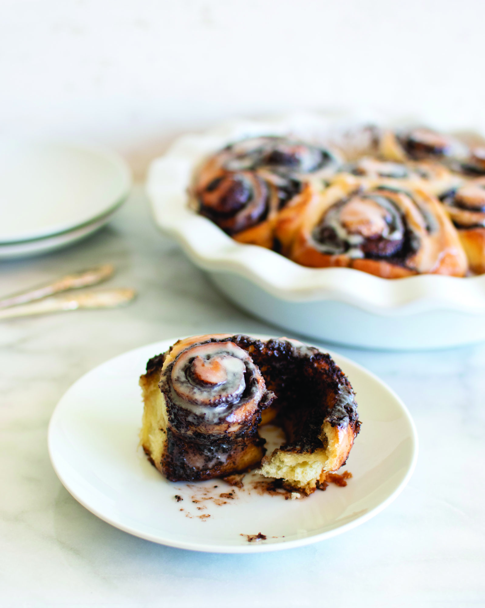 Chocolate Sweet Rolls - Sunset Magazine