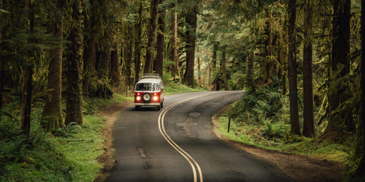 Forestry sign / forest roads with the vehicle!