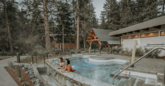 Alyeska Nordic Spa provides 50,000 sq. feet of pure bliss. Alyeska Nordic Spa provides visitors an opportunity to enjoy a 50,000 sq. ft.