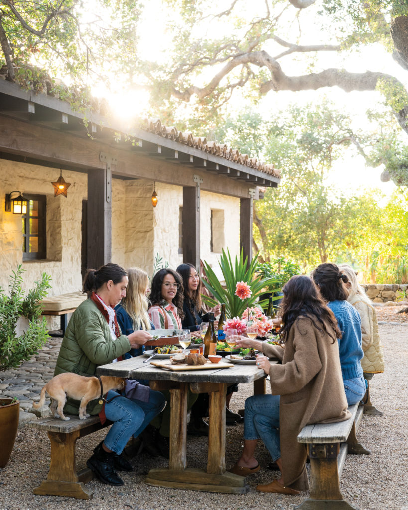 Rory's Place Ojai dinner outside