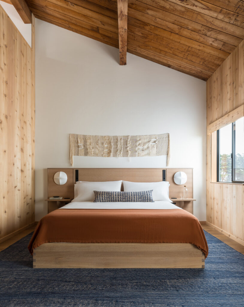 Clean and bright light fills the room at Sea Ranch Lodge in Sonoma, California