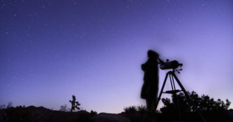Stargazing with a telescope