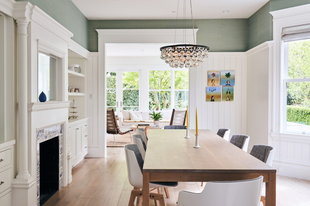 dining room in San Francisco home