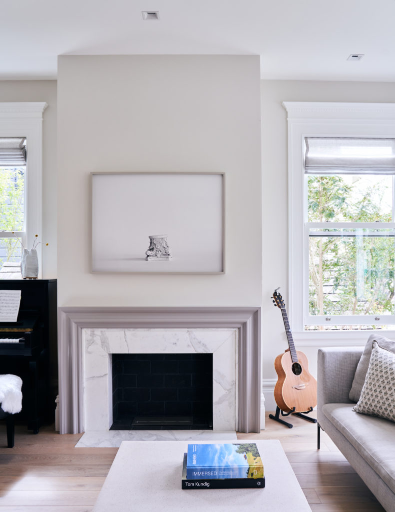 living room fireplace