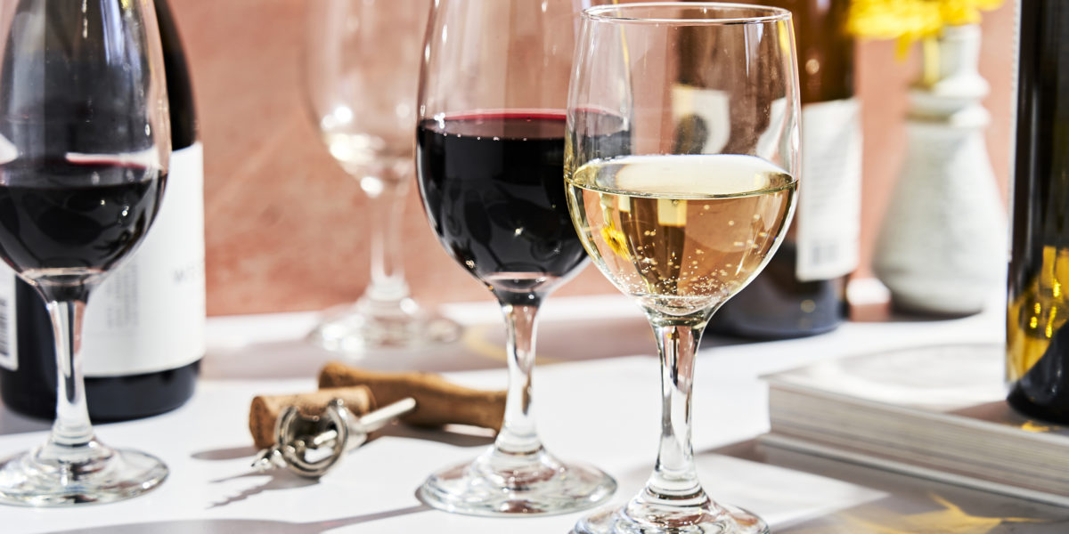Sunset Wine Club wine glasses