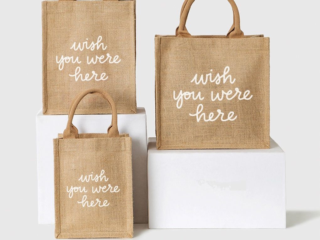 little market wish you were here tote bag