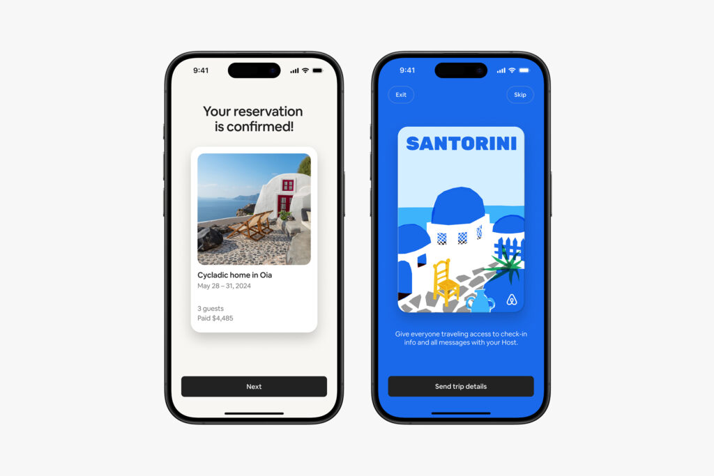 Airbnb Group Trips Invitations