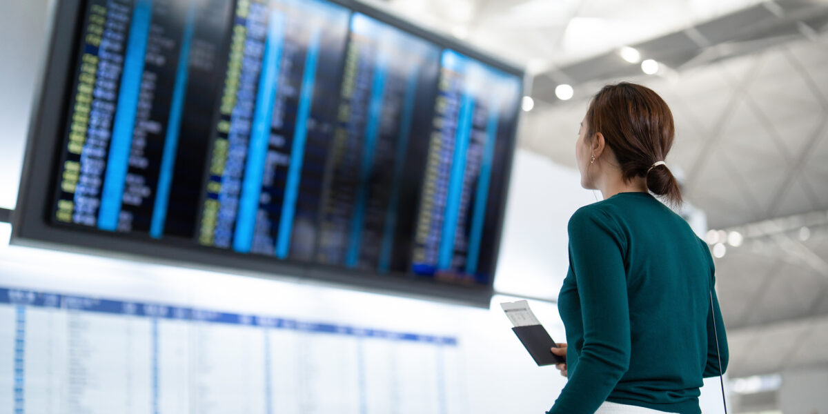 Airport Arrivals Departures Board