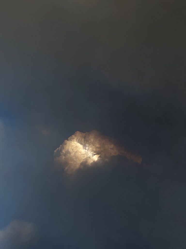 Valley Fire Eerie Cloud