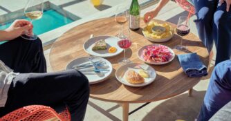 Pool Snacks from Ashes and Diamonds