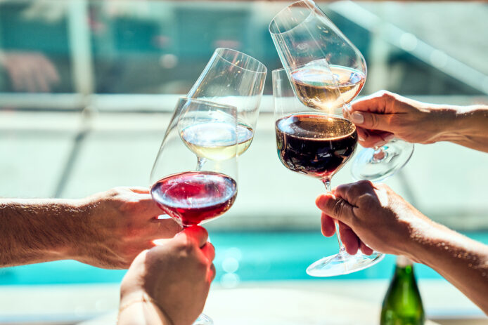 Ashes and Diamonds Wine Glass Toast