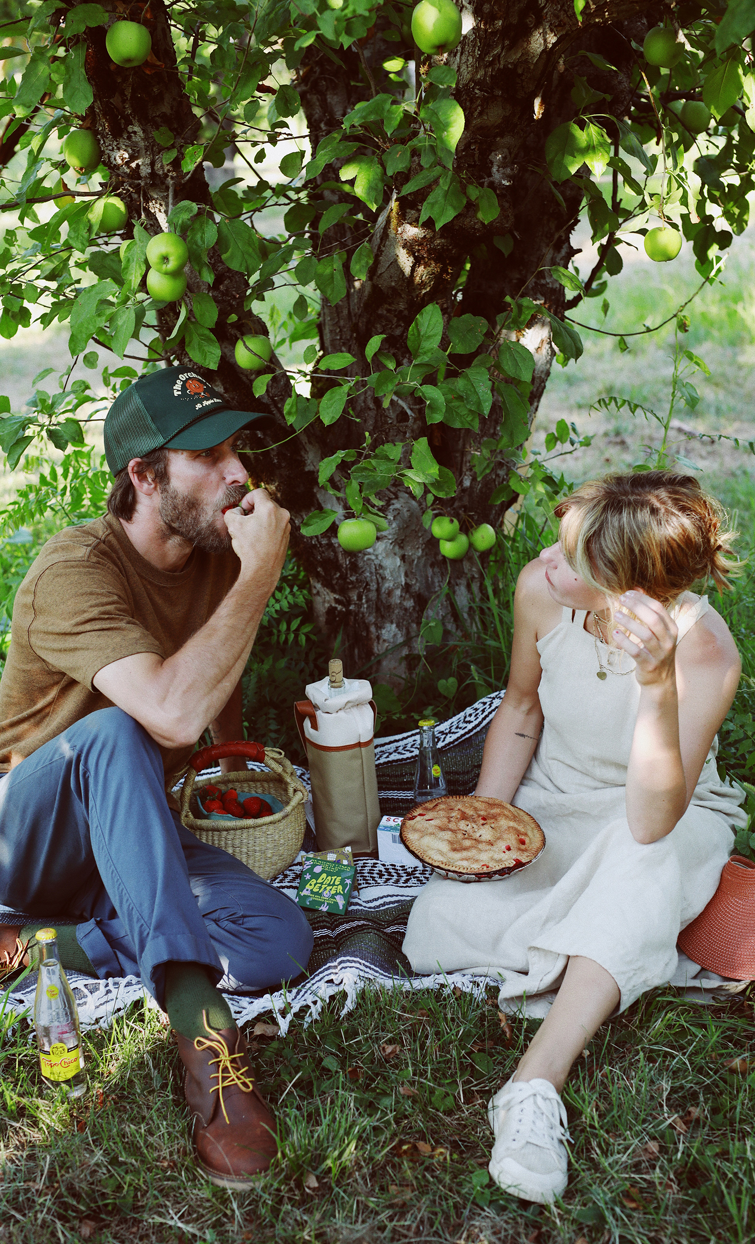 Ashley Streicher and Clay at Orchard at Apple Lane