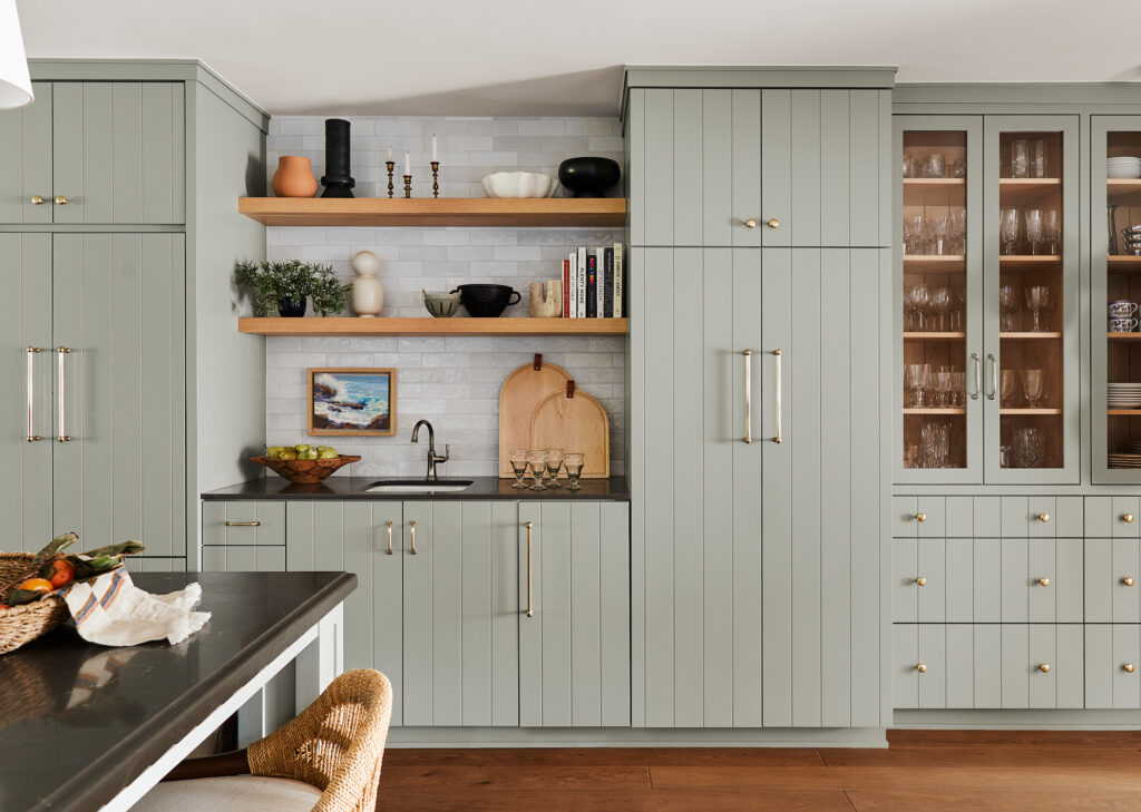 Bar in Elkhorn Kitchen by Linette Dai Design