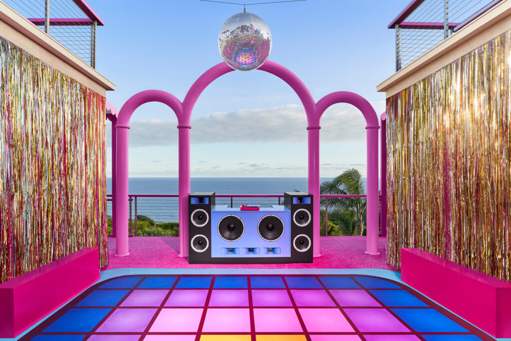 Barbie Malibu Dreamhouse Disco Floor on Airbnb