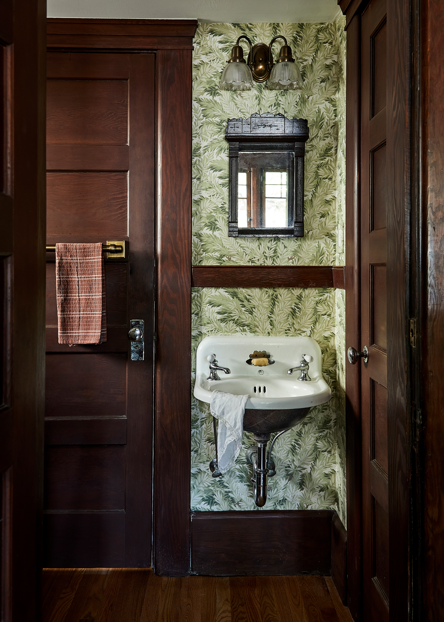 Bathroom in Pasadena Craftsman by Jamie Haller