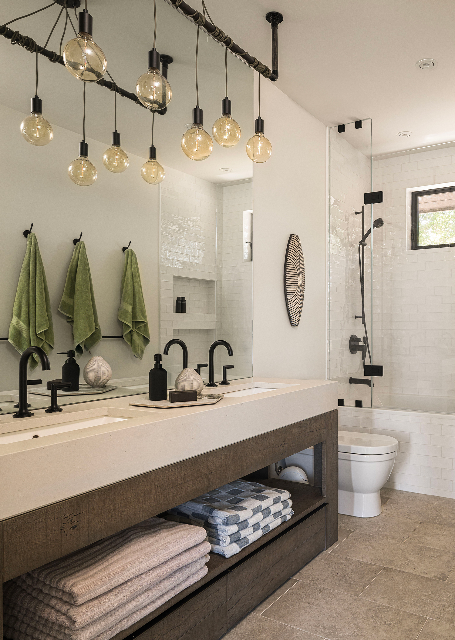 Bathroom Vanity in Sonoma House by Lucy McLintic