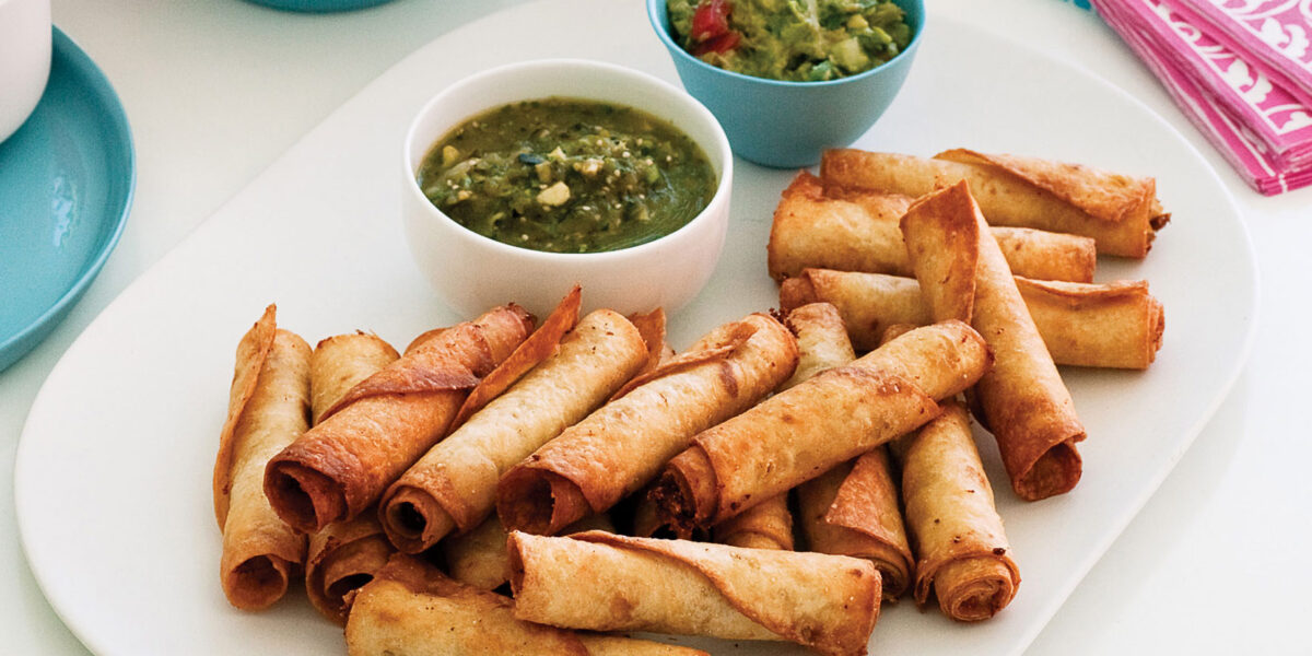 Bean and Chicken Taquitos Recipe – Sunset Magazine