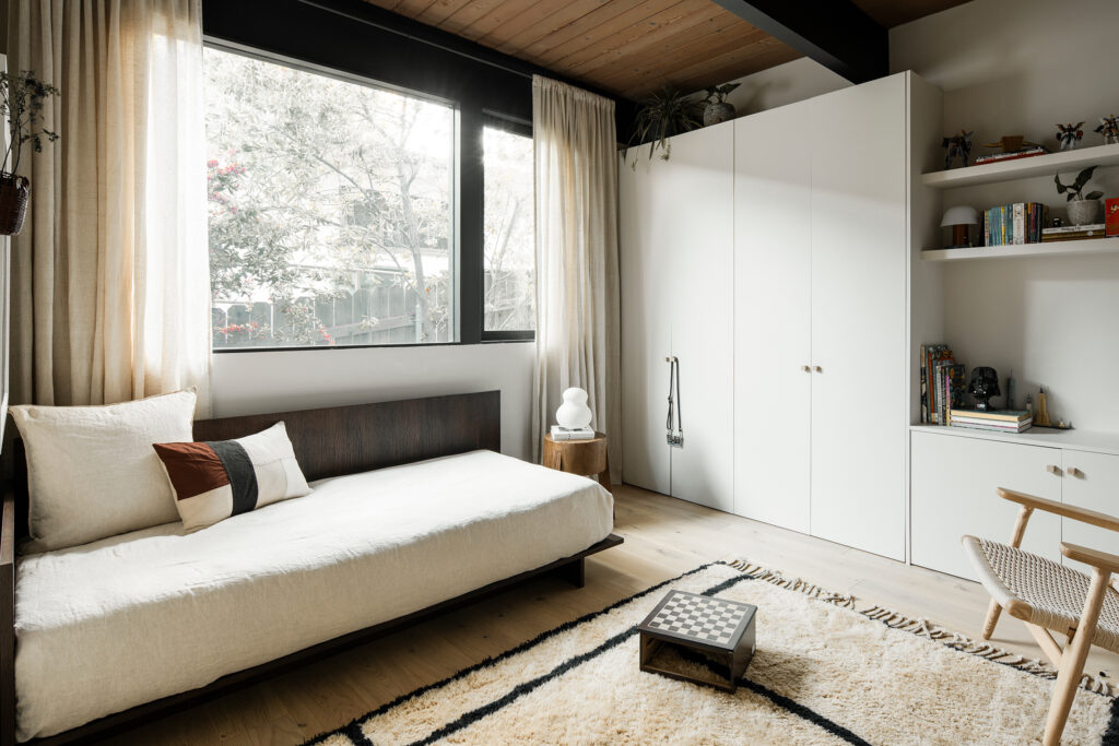 Bedroom in Buff & Hensman House by Stephani Gan Mejia