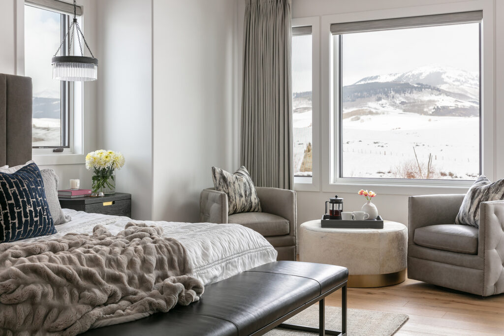 Bedroom in Crested Butte House by Susie Ver Alvino