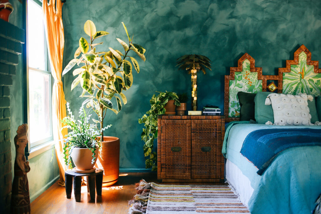 Bedroom by Justina Blakeney in Iconic Home Book