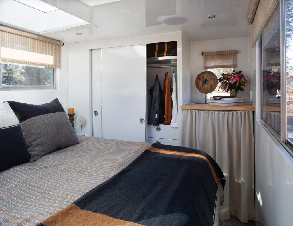 Bedroom Living Vehicle Trailer by Emerson Bailey