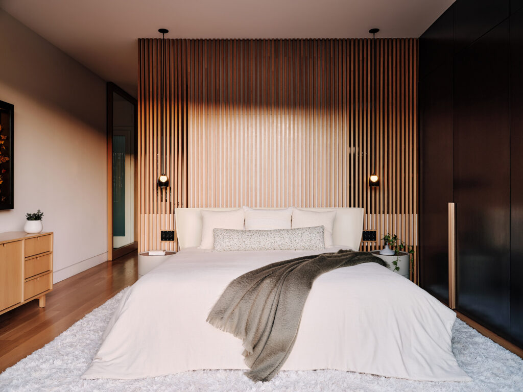 Bedroom in San Francisco Townhouse by FAME Architects