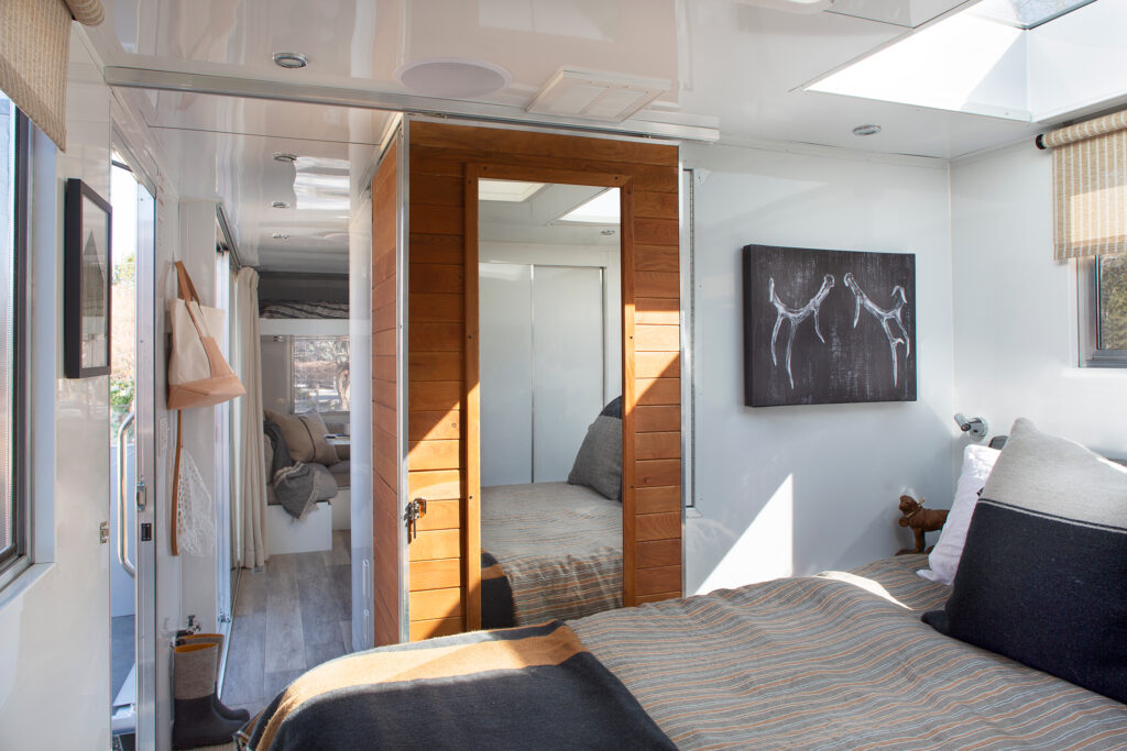 Bedroom View Living Vehicle Trailer by Emerson Bailey