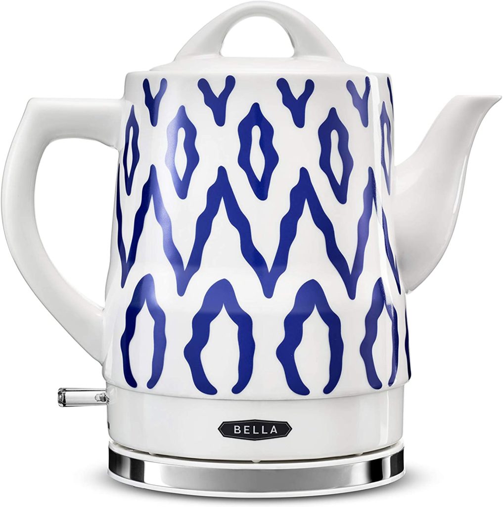 bella porcelain electric tea kettle