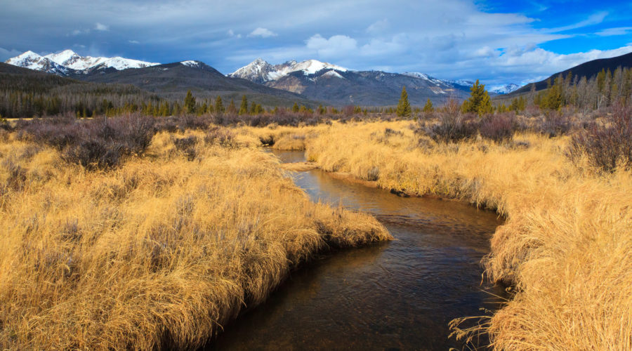 Stream in Kawuneeche Valley-Rocky Mountain National Park
