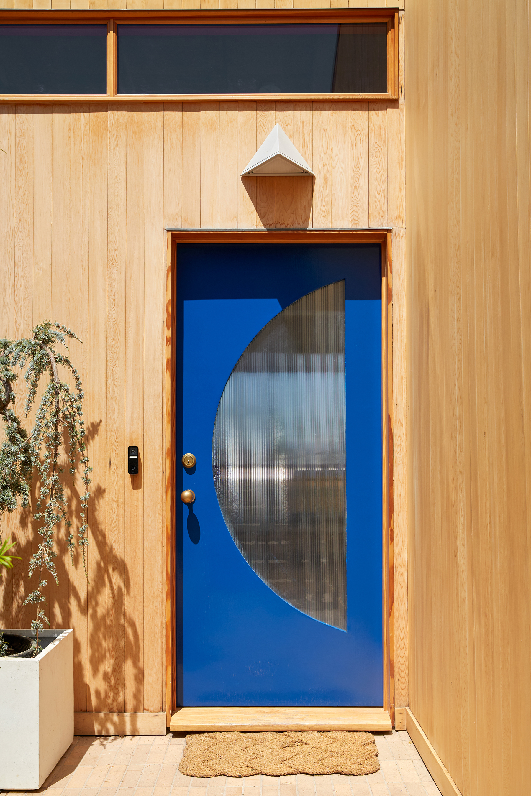 Blue Door in Silver Lake House by Laun