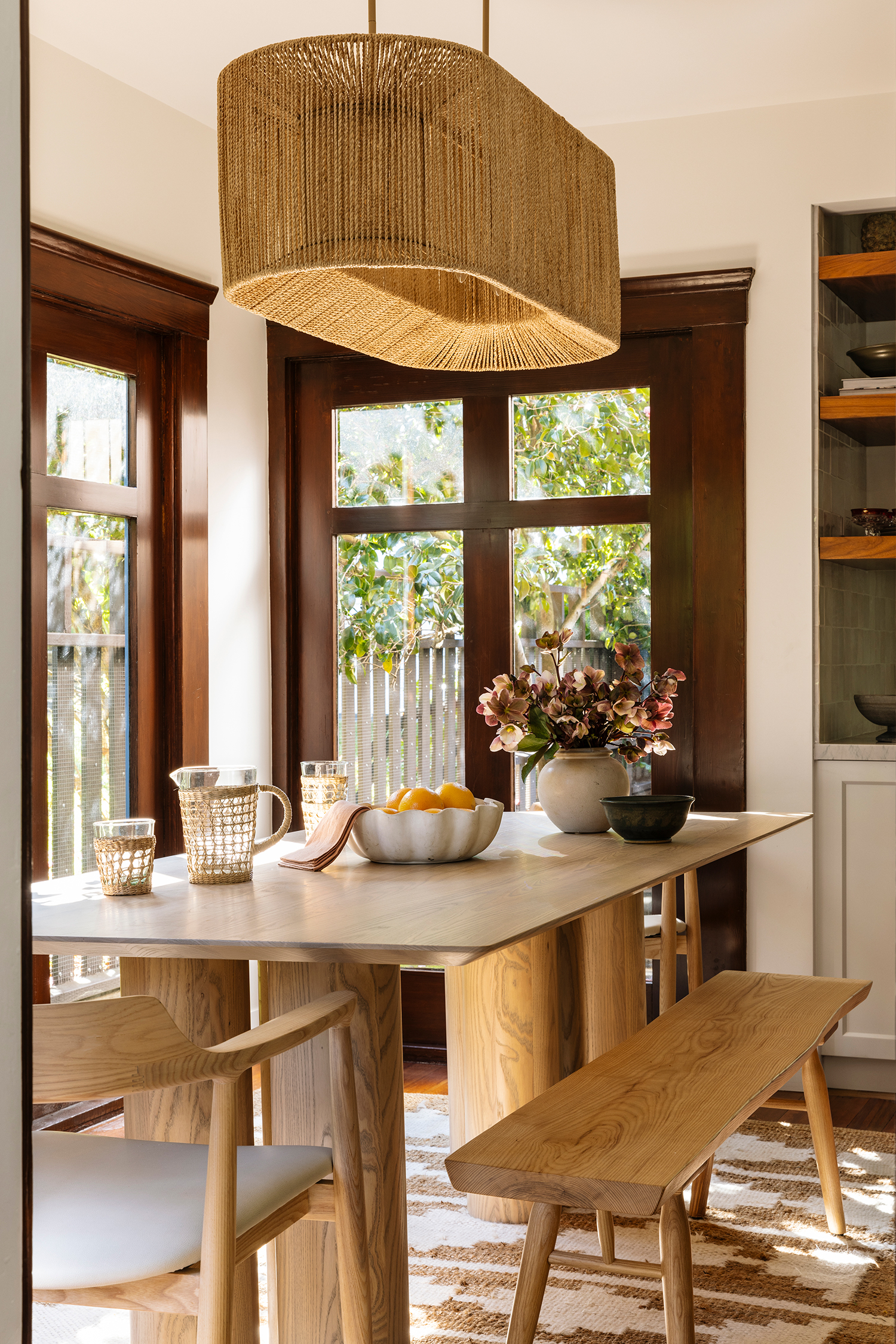 Breakfast Nook in Oakland Craftsman by Emily Finch
