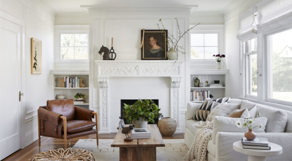 Brown and White and Chic All Over: Steal This Neutral Living Room Look