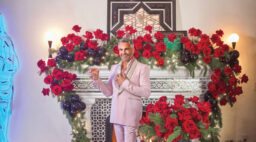 Jeff Leatham Mantel with Roses