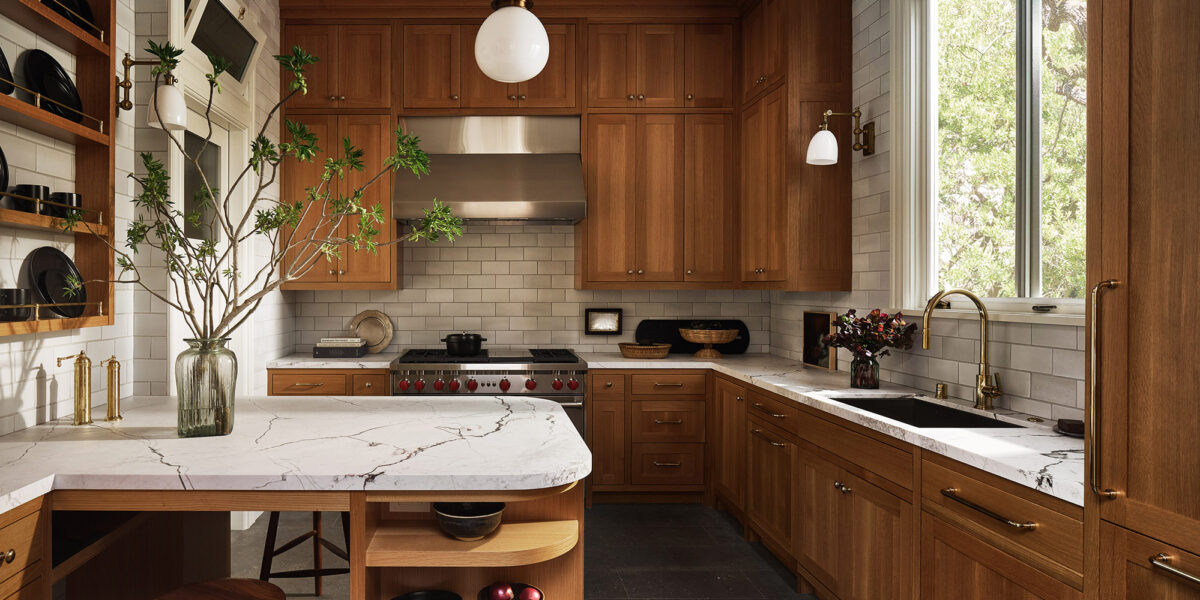 Cabinets in Victorian Kitchen by Chantal Lamberto