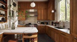 Cabinets in Victorian Kitchen by Chantal Lamberto