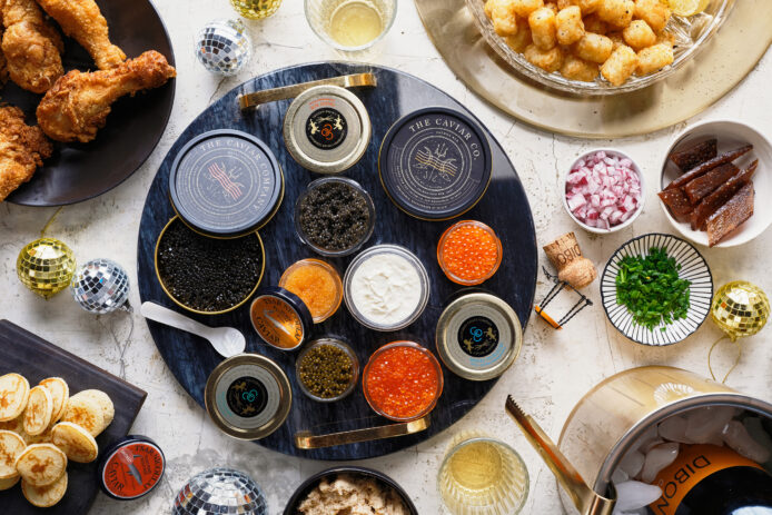 California Caviar Overhead Shot