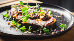 Five Spice Prune and Ricotta Toast