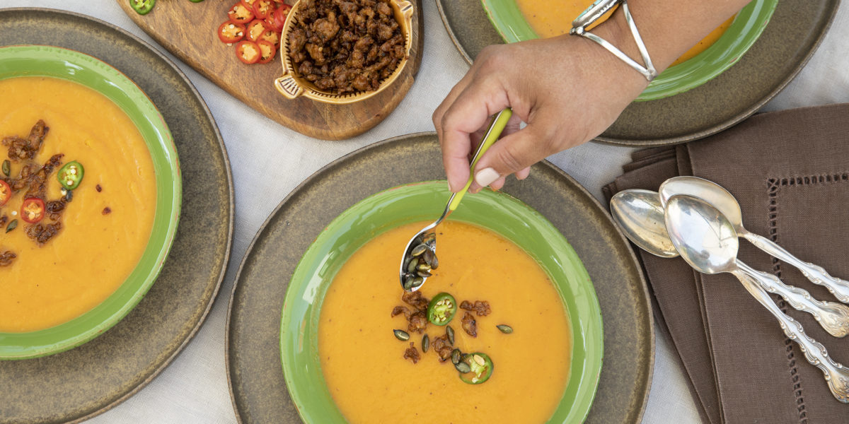 Butternut Squash Soup with a Latin Twist Recipe Sunset Magazine
