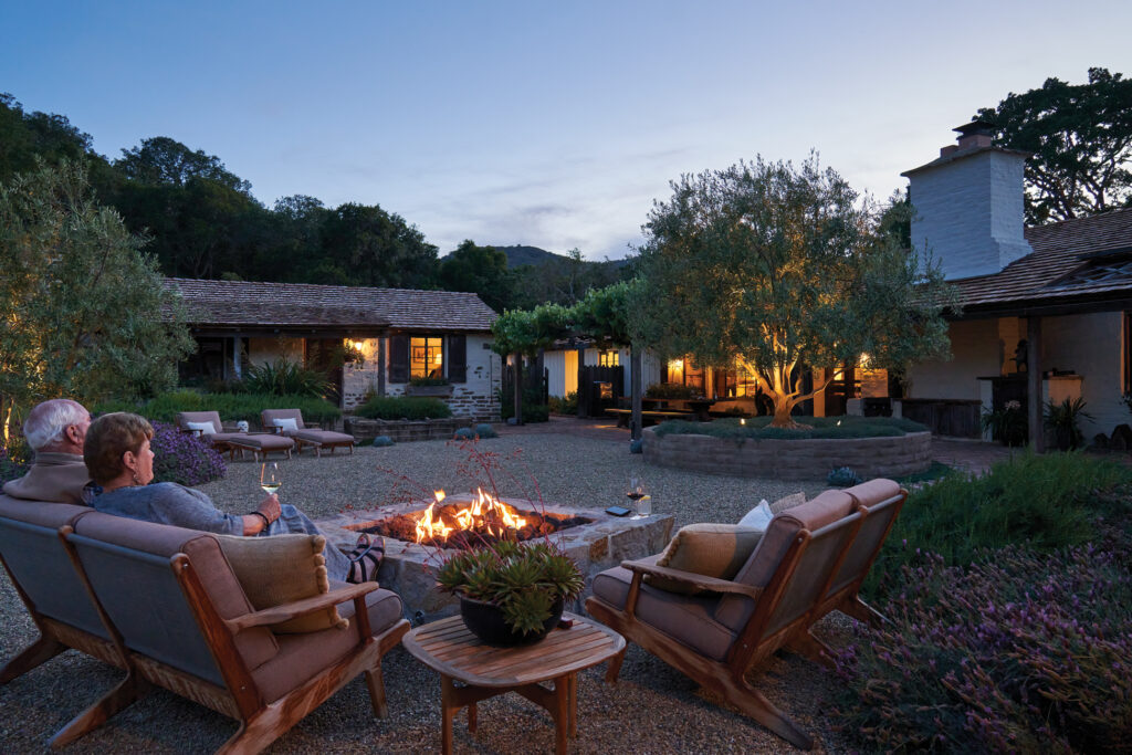 Carmel California Ranch Fire Pit