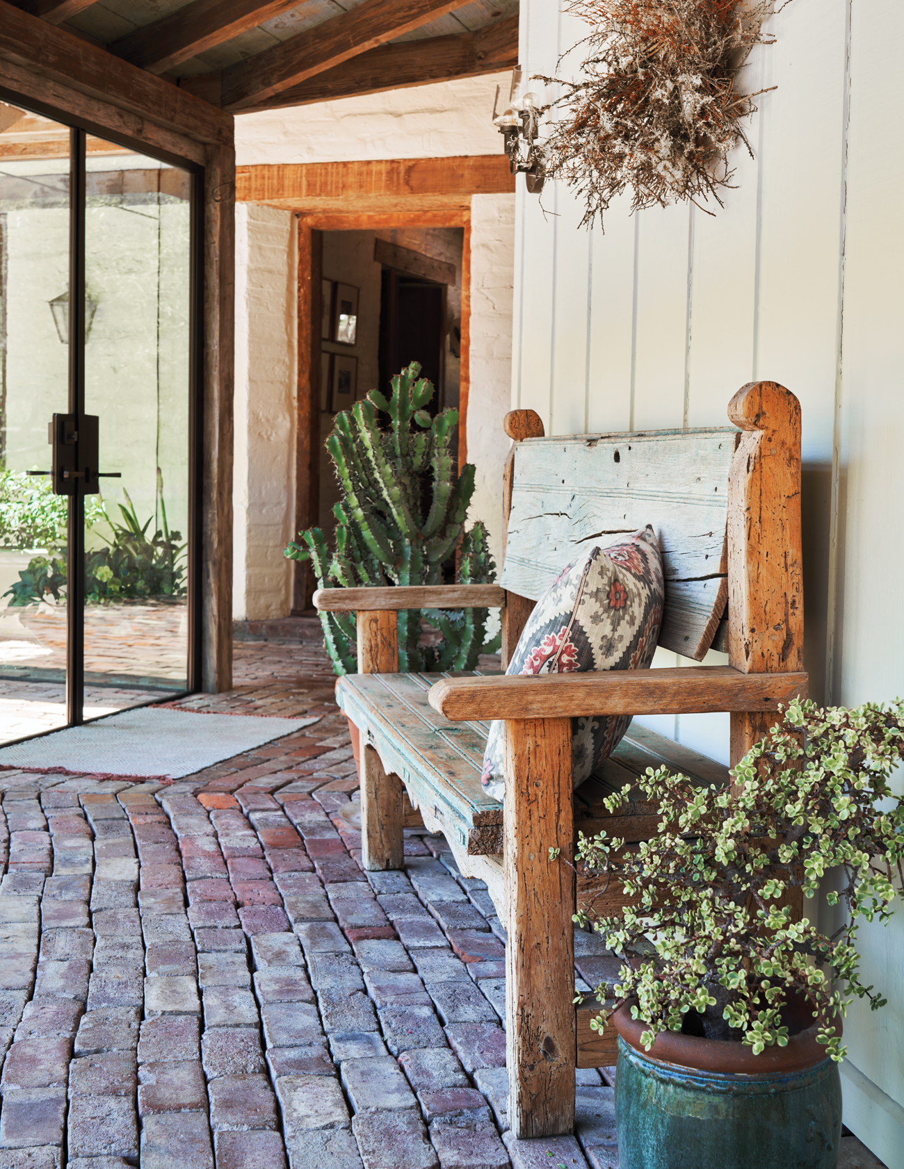 Carmel California Ranch Outdoor Seating Area