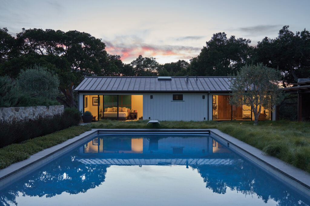 Carmel California Ranch Pool House