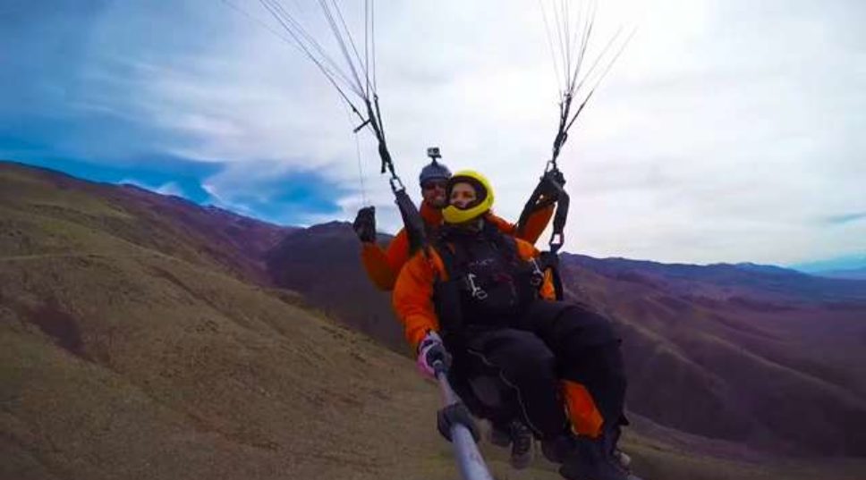 Paragliding over the Sierra