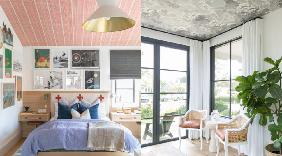 Ceiling Wallpaper Is the Latest Design Trend—Here's How to Not Mess up the Install