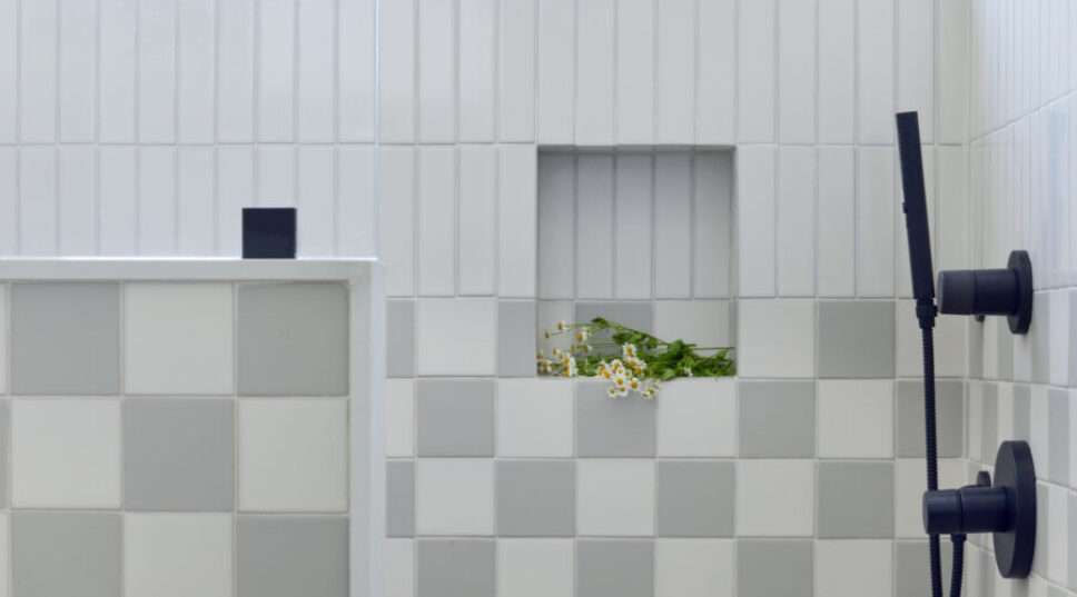 Checkered Showers Are Currently Having a Moment (and There's a Practical Reason Why)