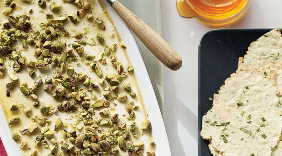 Chevre Pistachios Honey