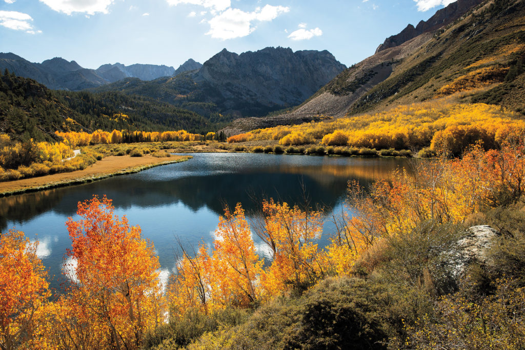 Convict Lake amid mountains