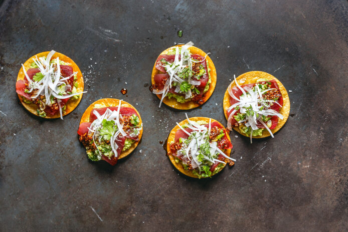 Melissa King Tuna Tostada