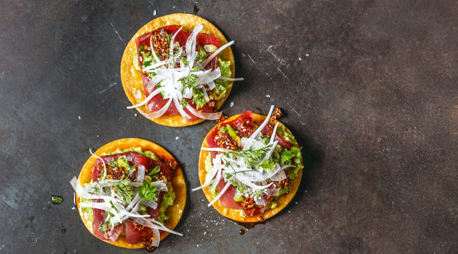 Tuna Tostada